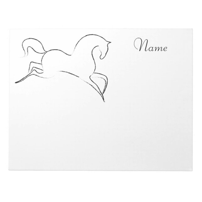 Vild Horse Thunder_Cove Anteckningsblock (Framsida)