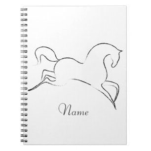 Vild Horse Thunder_Cove Anteckningsbok
