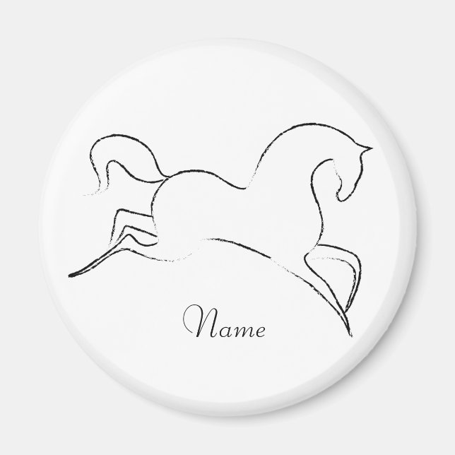 Vild Horse Thunder_Cove Magnet (Framsidan)