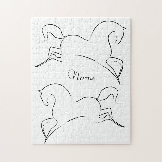 Vild Horse Thunder_Cove Pussel (Vertikal)