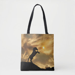 Vild Horse Totebag Tygkasse