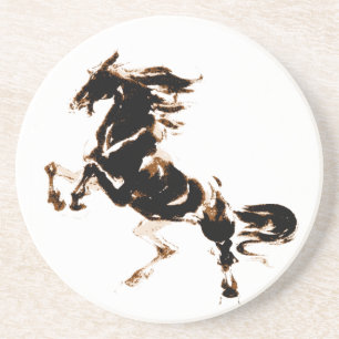 Vild Horse Underlägg Sandsten