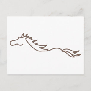 Vild Horse Vykort