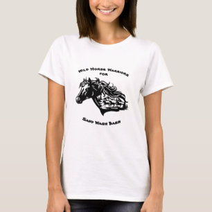 Vild Horse Warriors for Sand Tvätta Basin T Shirt