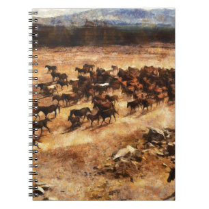 Vild Horses: Artistic Animal Majesty. Anteckningsbok