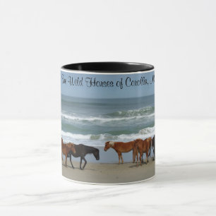 Vild Horses Outer Banker OBX Coffee Mugg