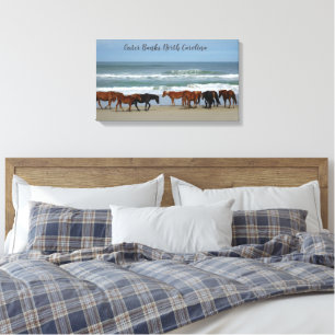 Vild Horses Outer Banker OBX Corolla NC Canvas