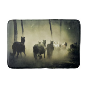 Vild Horses Running Badrumsmatta