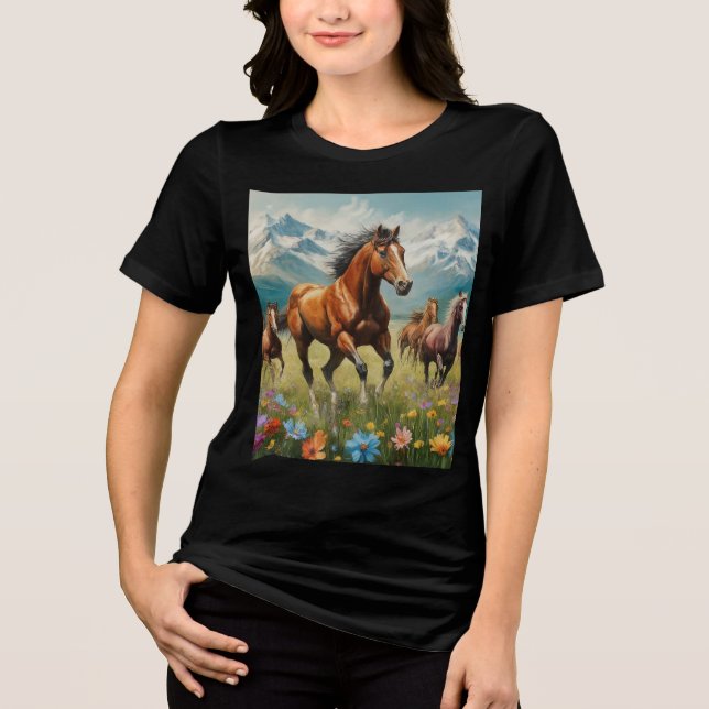 Vild Horses T-Shirt Collection (Framsida)