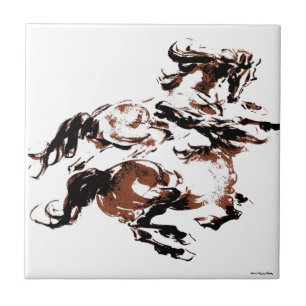 Vild Horses Tile Kakelplatta