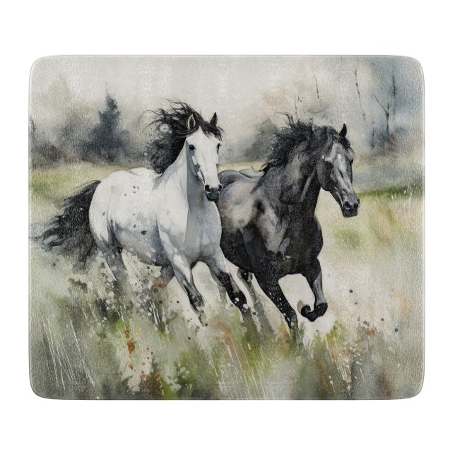 Vild Horses Watercolor (Framsidan)