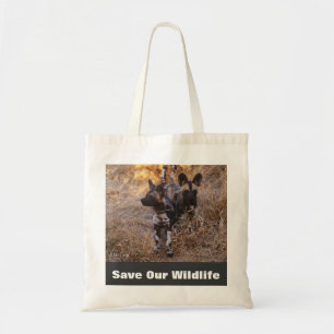 Vild Hundar Spara Vår Wildlife Tote Bag Tygkasse