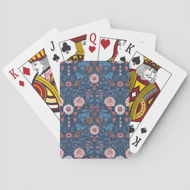 Vild i blått casinokort (Baksidan)