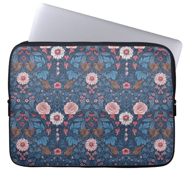 Vild i blått laptop fodral (Framsidan)