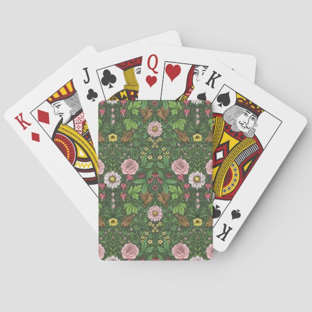 VILD i GRÖNT Casinokort (Baksidan)