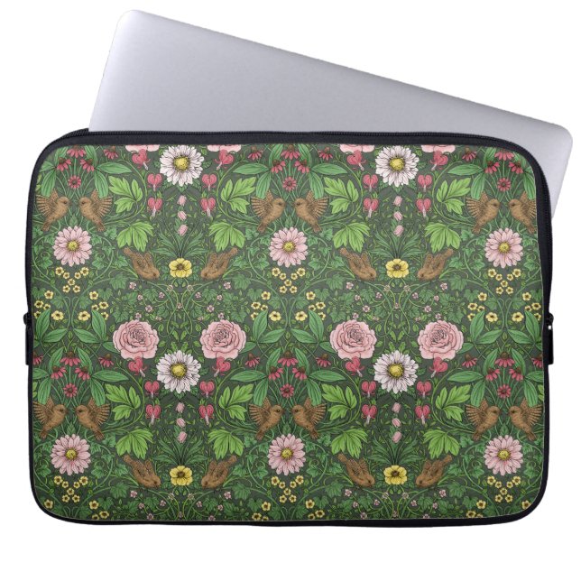 VILD i GRÖNT Laptop Fodral (Framsidan)