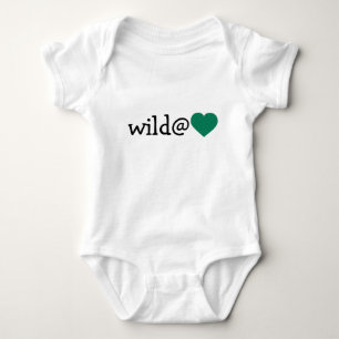 Vild i hjärta - Grönt hjärta T-shirt