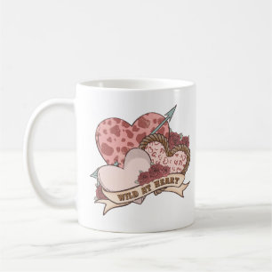 Vild i hjärtat kaffemugg