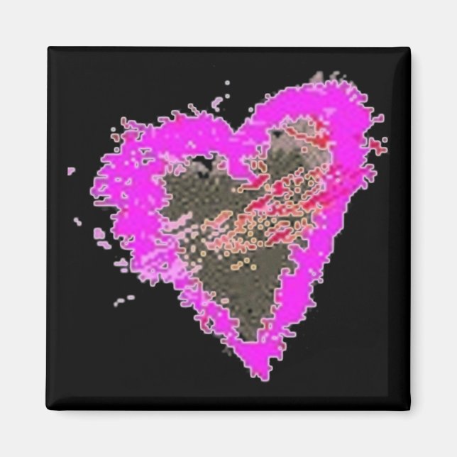 Vild i hjärtat - magnet (Framsidan)