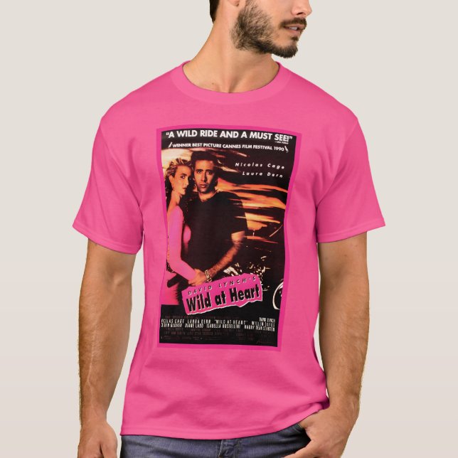 Vild i hjärtat - Nicholas Cage Laura Dern Poster T Shirt (Framsida)