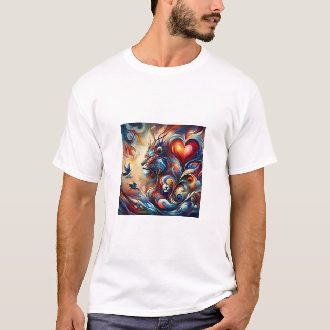 Vild i hjärtat t shirt (Framsida)