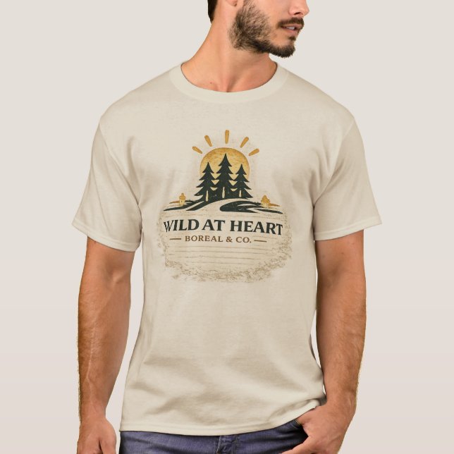Vild i hjärtat t shirt (Framsida)