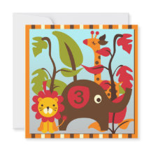 Vild Inbjudningar till Anpassningsbar av djur med 