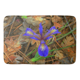 Vild iris blommar..... badrumsmatta