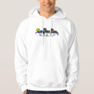 Vild Isländska Hoodie