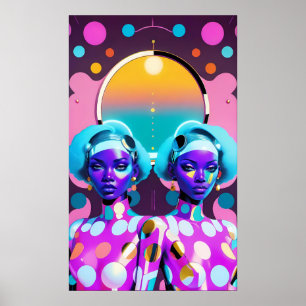 Vild Jackalopes drog ut honom från vägen Poster