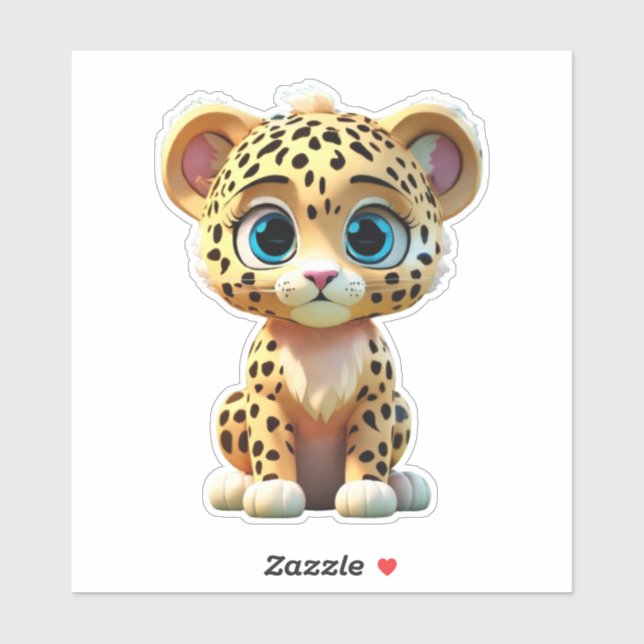 vild jaguar klistermärken (Ark)
