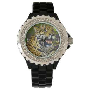 Vild Jaguar Spoted Panther Animal Lover Armbandsur