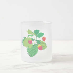 Vild Jordgubbar Glass Mugg