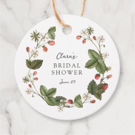 Vild Jordgubbar Möhippa Gåvor Etiketter