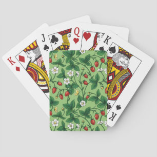 Vild jordgubbar röd/gult/grönt/ casinokort