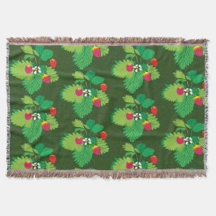 Vild Jordgubbar Throw Blanket Filt