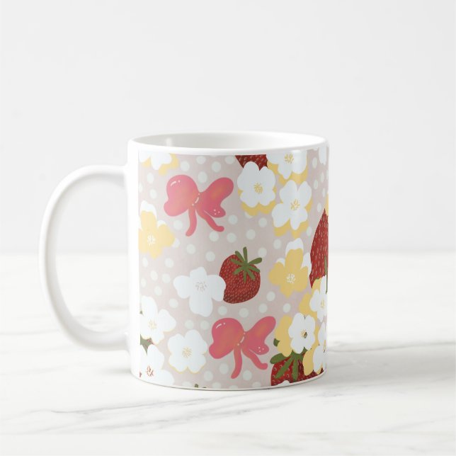 Vild jordgubbsblomma kopp (Vänster)