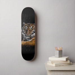 Vild Jungle Animal Tiger Mini Skateboard Bräda 18,5 Cm