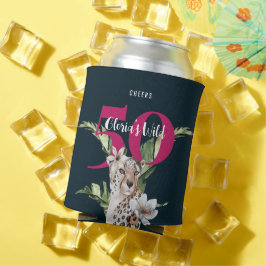 Vild Jungle Leopard Rosa 50:e födelsedagen