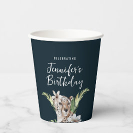 Vild Jungle Leopard Vuxen Födelsedagsfest