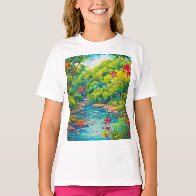 Vild  - Jungle Paradise T Shirt (Framsida)