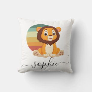Vild Jungle Safari Animals baby Fleece Blanket Kudde