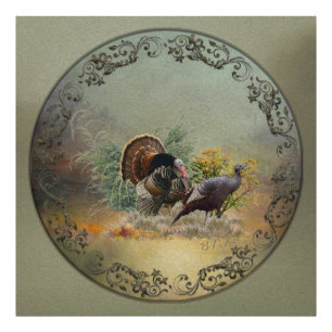 Vild kalkon fototryck