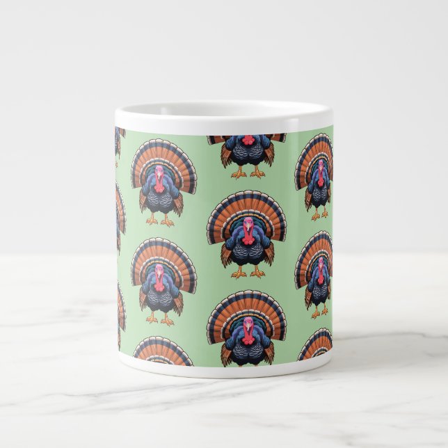 Vild kalkon jumbo mugg (Framsidan)