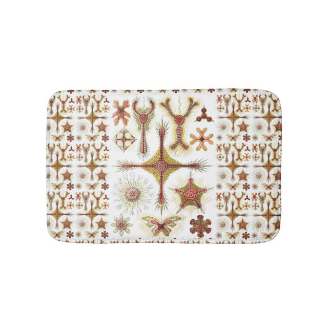 Vild kamomill av Ernst Haeckel, gammaldags natur Badrumsmatta (Framsidan)