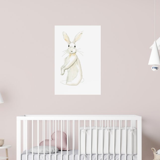 Vild Kanin Skiss Poster (Barnkammare 2)