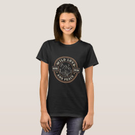 Vild Kärlek och fred T Shirt