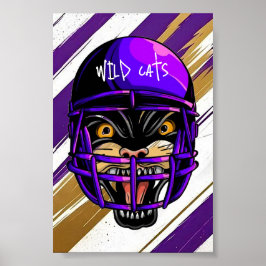 Vild katt 20-tums x 24-tums Poster