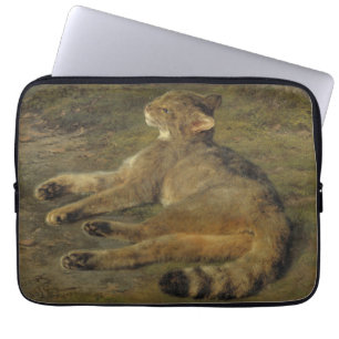Vild katt (av Rosa Bonheur) Laptop Fodral