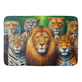 Vild katt badrumsmatta